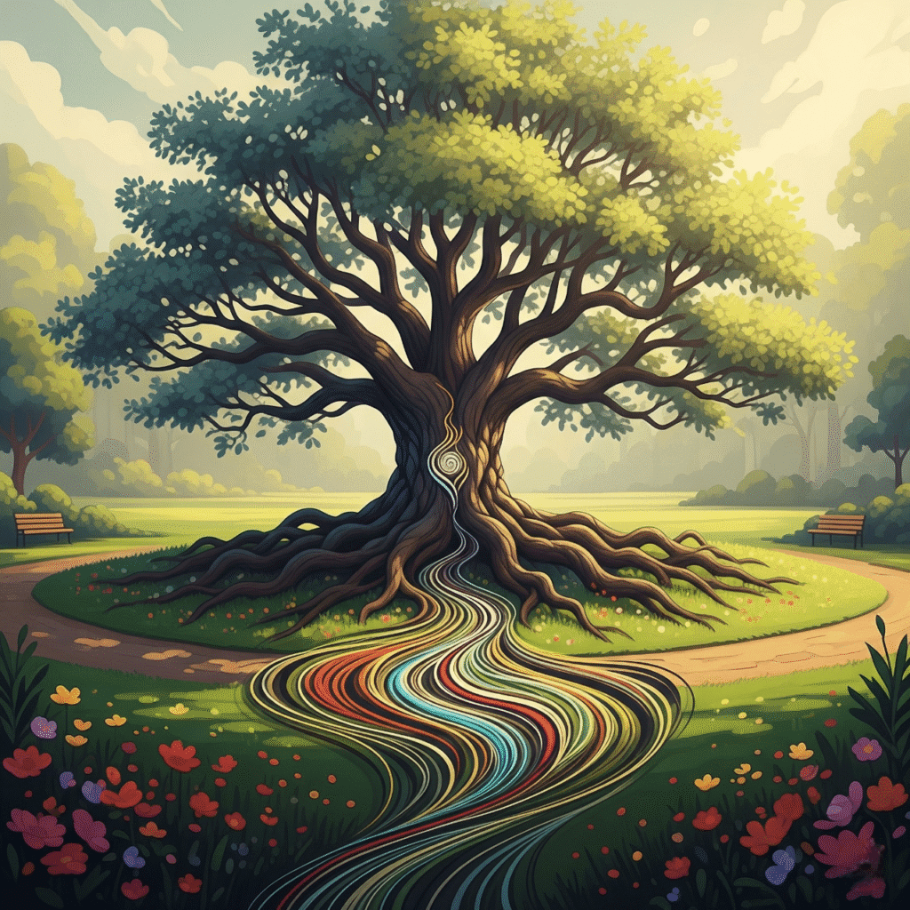 Thuis in de oude boom