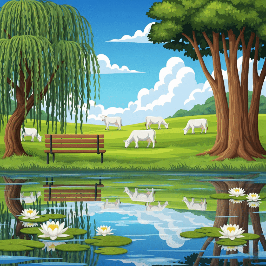 Het bankje aan het water